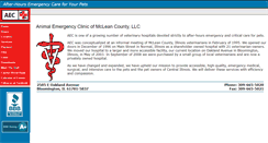 Desktop Screenshot of animalemergencybloomington.com